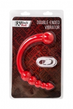 Двусторонний вибратор Black & Red by Toyfa(10 режимов вибрации)