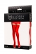 Красные эластичные чулочки Glossy  L (имитация винила)3