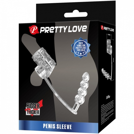 Анальная пробка и насадка на член Pretty Love Rilley