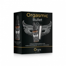 Набор Orgie Orgasmic Bullet с гелем Orgasm Drops Intense и вибропулей