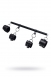 Бандажный набор 4 точки фиксации распорка наручники оковы натуральная кожа «Pecado bdsm»1