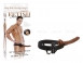 Фаллопротез на эластичном креплении 10'' Chocolate Dream Vibrating Hollow Strap-On0