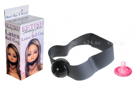 Кляп на липучке Latex Ball Gag