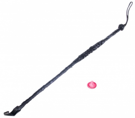 Кнут плетеный Riding Crop Black