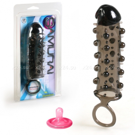 Насадка удлиняющая на пенис и мошонку Samurai Penis Sleeve
