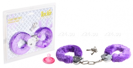 Наручники фиолетовые FURRY FUN CUFFS