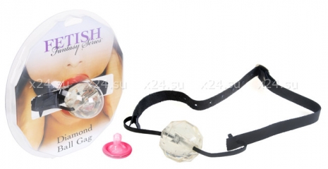 Кляп прозрачный DIAMOND BALL GAG