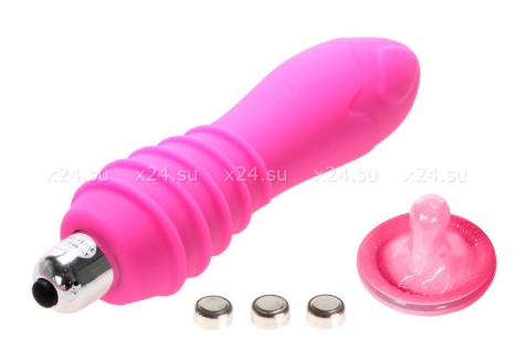Водонепроницаемый силиконовый вибратор Pink Bullet
