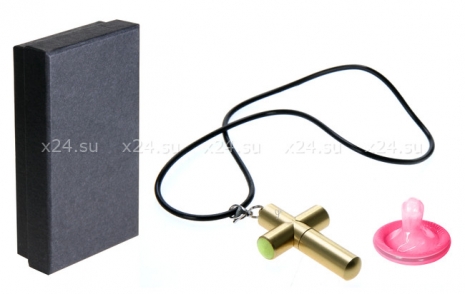 Кулон-вибратор в виде креста Cross Necklace