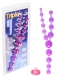 Фиолетовые анальные бусы TRIPLE ANAL PLEASURE BEADS0