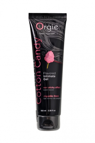 Съедобный интимный гель на водной основе со вкусом сахарной ваты ORGIE LUBE TUBE COTTON CANDY, 100 мл