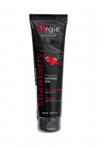 Съедобный интимный гель на водной основе с клубничным вкусом ORGIE LUBE TUBE Strawberry, 100 мл
