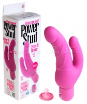 Фаллос для двойного проникновения Power Stud (3 скорости)