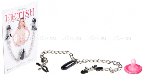 Зажимы на соски с утяжелителем Heavyweight Nipple Clamps
