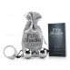 Очень тяжелые анальные шарики Silver Pleasure Balls0