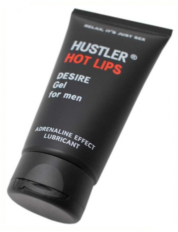 Возбуждающая гель-смазка на водно-силиконовой основе HUSTLER HOT LIPS (75 мл)