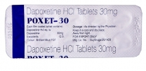 Dapoxetin-30 (Дапоксетин) таблетки для продления секса 10 таб. по 30 мг
