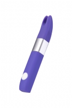 Фиолетовый клиторальный вибромассажёр Qvibry Q2 (7 режимов вибрации)