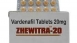 Zhewitra-20 (Варденафил 20) таблетки, повышающие потенцию 10 таб. 20 мг0