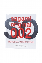 Ультратонкие полиуретановые презервативы SAGAMI Original 0,02 мм (1 шт.)