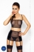 Полупрозрачный эротический комплект PASSION SAYLA SET SM0