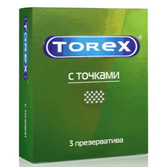 Презервативы Torex "С точками", 3 шт.