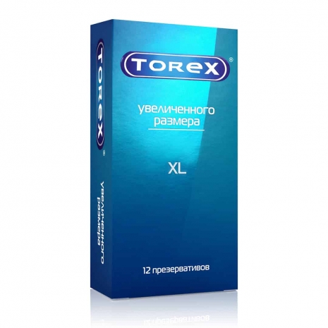 Презервативы Torex "Увеличенного размера", 12 шт.